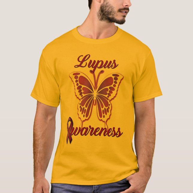 Camisa de Sensibilização do Lupus (Frente)