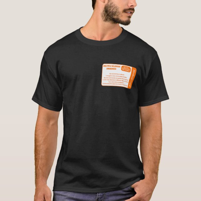 Camisa de Sensibilização MS, Cartão Médico Múltipl (Frente)