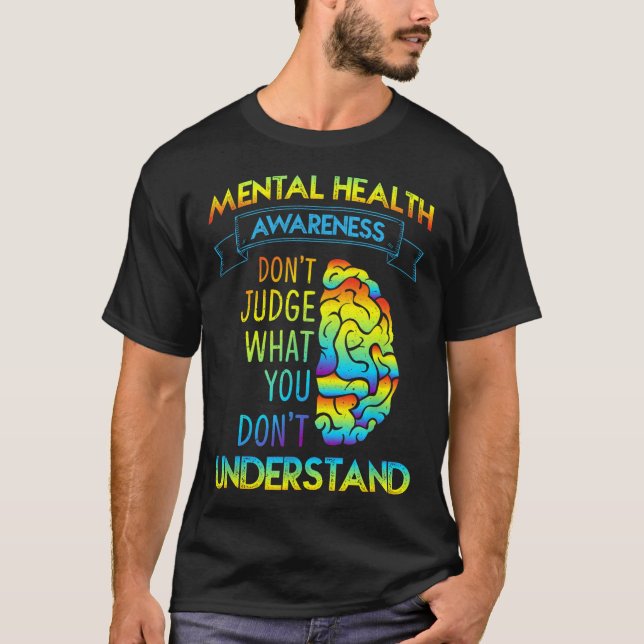 Camisa De Sensibilização Para A Saúde Mental Termi (Frente)