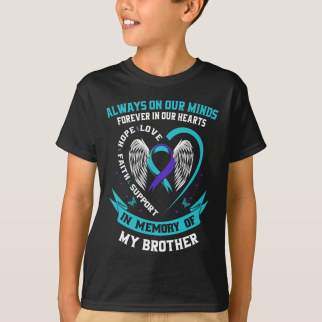 Camisa de Sensibilização para o Suicídio Mulheres  (Frente)