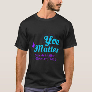 Camisa De Sensibilização Suicida Para Mulheres Sui