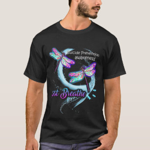 Camisa De Sensibilização Suicida Respire O Suicídi