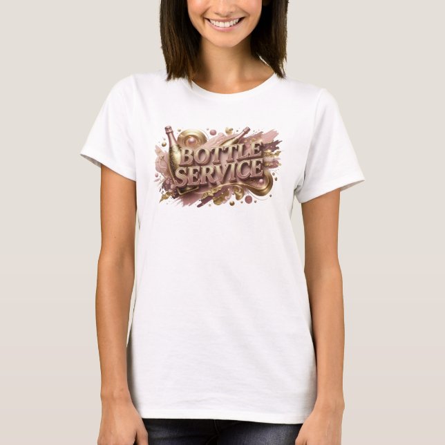 Camisa de SERVIÇO DE GARRAFA Laranja Legal Impress (Frente)