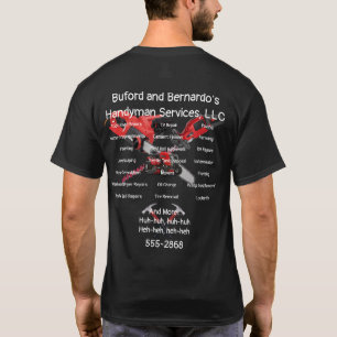 Camisa de Serviços de Handyman da Buford e da Bern