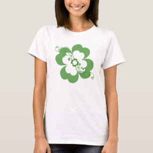 Camisa De Shamrock Floral
