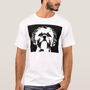 Camisa de Shih Tzu - o t-shirt básico dos homens