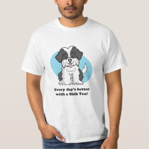 Camisa de ShihTzu T dos desenhos animados