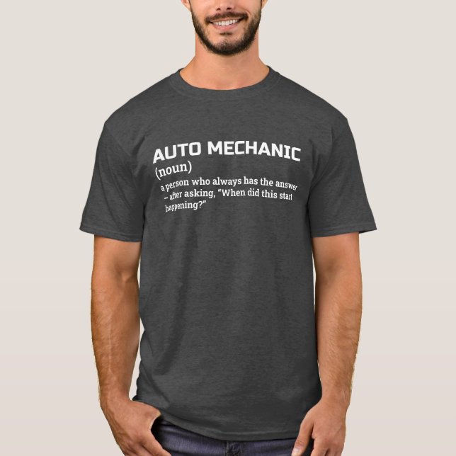 Camisa de Significado Auto Mecânico Hilário (Frente)