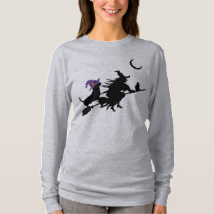 Camisa de Silhueta de Halloween do Unisex Basset