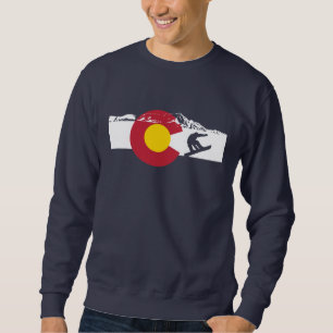 Camisa de Sinalizador do Colorado - Snowboarder - 