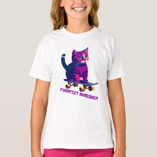 Camisa de skate de gato