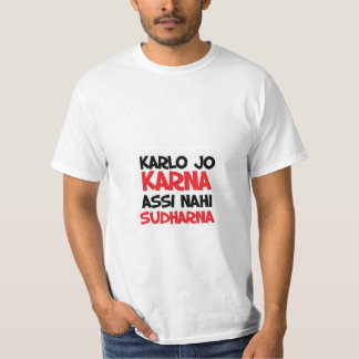 camisa de slogan paquistanesa