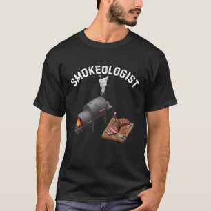 Camisa de Smokeologist Humor de Churrasco de Carne