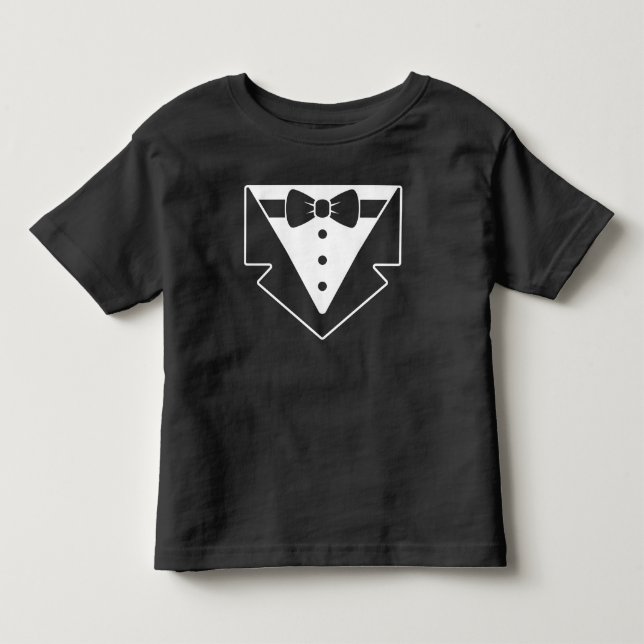 Camisa de Smoking Infantil para Menino Elegante (Frente)