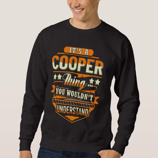 Camisa de Sobrenome Cooper É Cooper (Frente)