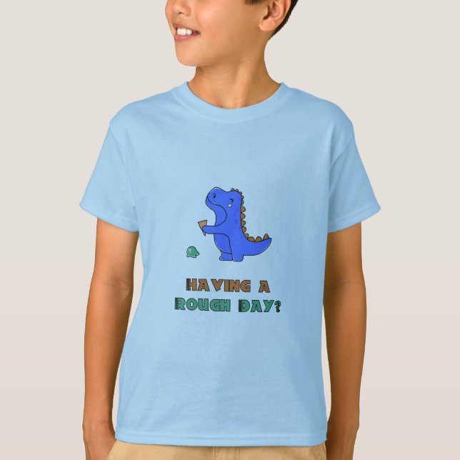 Camisa de Sorvete do Dinossauro (Frente)