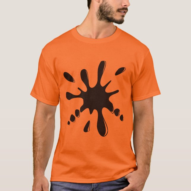 Camisa de Splat (Splat preto) (Frente)
