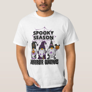 Camisa de Spooky  Halloween dos Gnomos