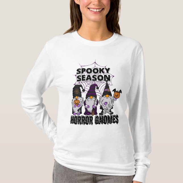 Camisa de Spooky| Halloween dos Gnomos (Frente)