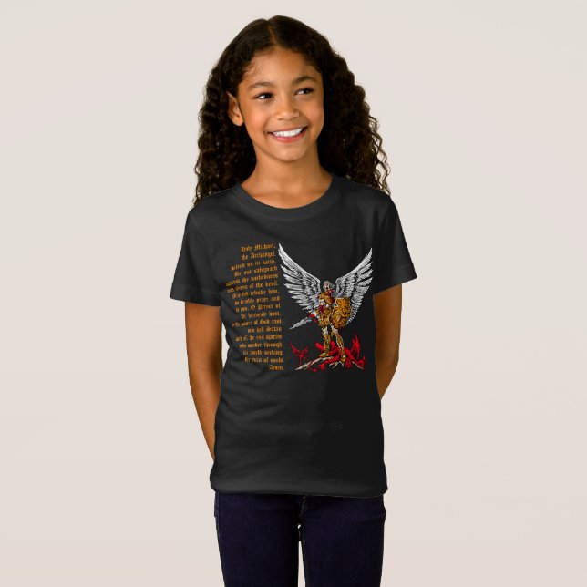 Camisa de St Michael para a igreja Católica da (Frente Completa)