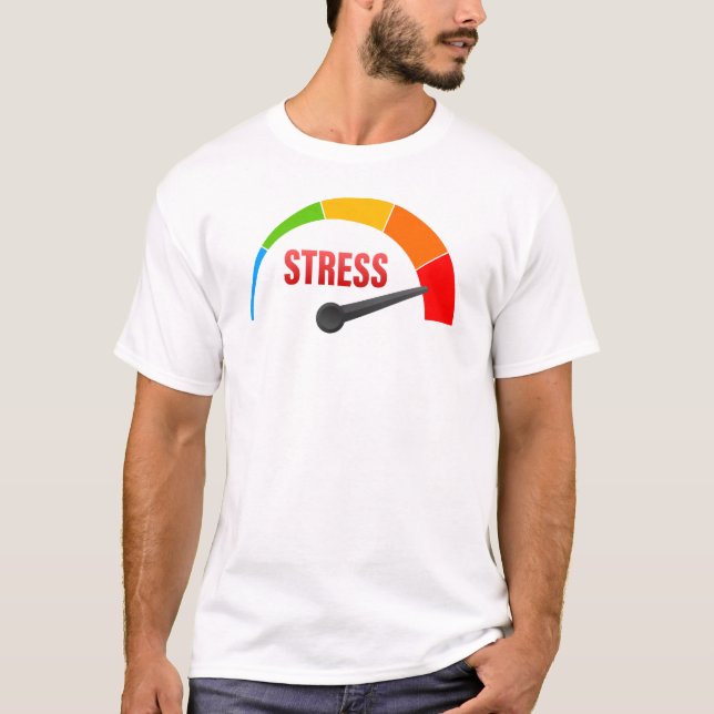 camisa de stress - medidor de gás sem paciência (Frente)