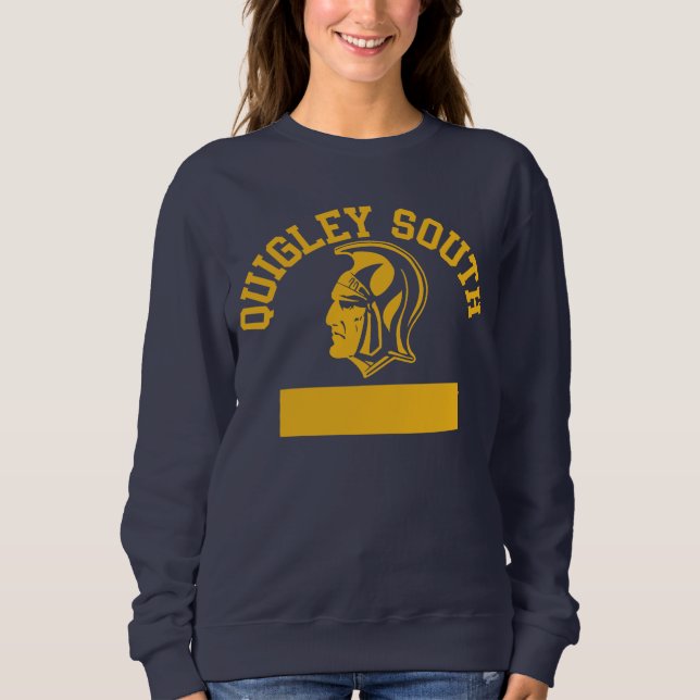 CAMISA DE SUOR COM LOGO DOS QUIGLEY SOUTH SPARTANS (Frente)