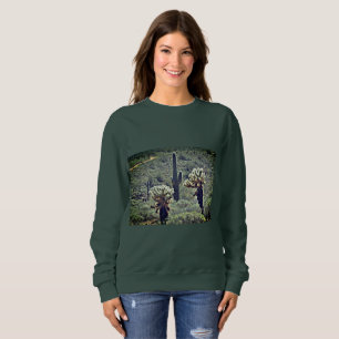 Camisa de suor das mulheres do Saguaro & do cacto