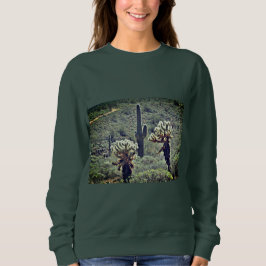 Camisa de suor das mulheres do Saguaro & do cacto