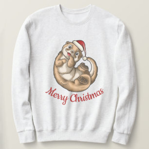 Camisa de Suor de Camisa de Natal Otter
