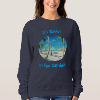 Camisa de Suor de Praia de Caribe Tropical
