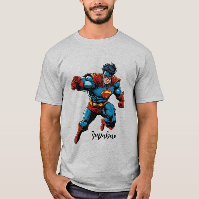 camisa de super-herói (Frente)