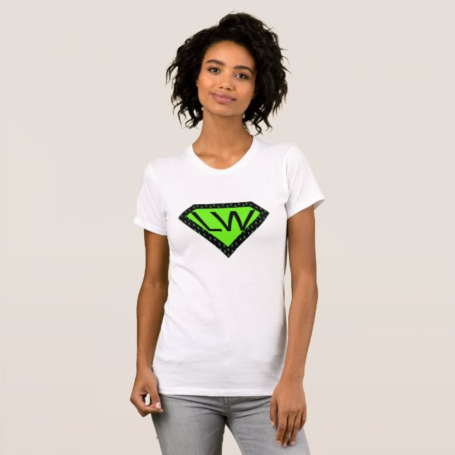 Camisa de Super-Herói Guerreiro da Doença de Lyme (Frente Completa)