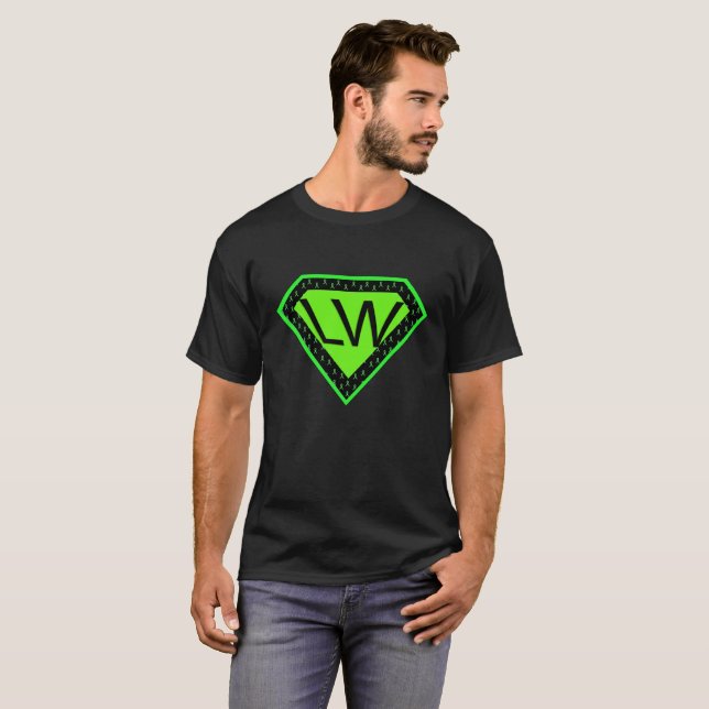 Camisa de Super-Herói Guerreiro da Doença de Lyme (Frente Completa)
