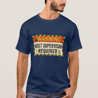 Camisa de Supervisão de Adultos Masculinos