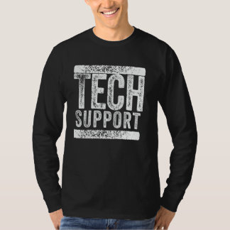 Camisa de Suporte Técnico Humor Divertido Dito Sup