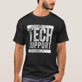 Camisa de Suporte Técnico Humor Divertido Dito Sup