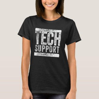 Camisa de Suporte Técnico Humor Divertido Dito Sup