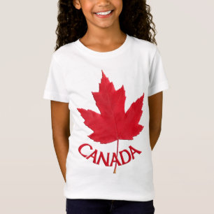 Camisa de suvenir de moça no Canadá