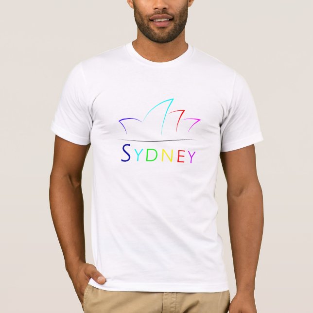 Camisa de Sydney (cor) (Frente)