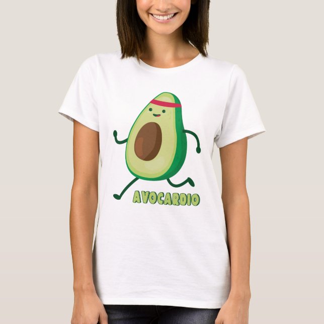 Camisa de T-cartoon de Avocardio (Frente)