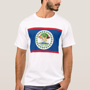 Camisa de T com a bandeira de Belize
