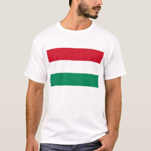 Camisa de T com a bandeira de Hungria