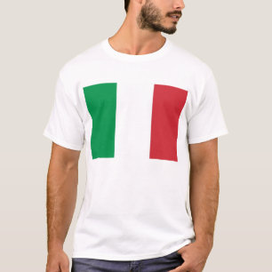 Camisa de T com a bandeira de Italia