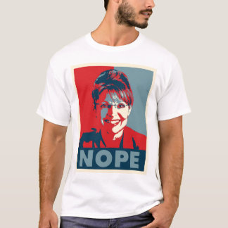 Camisa de t de Sarah Palin "NOPE"