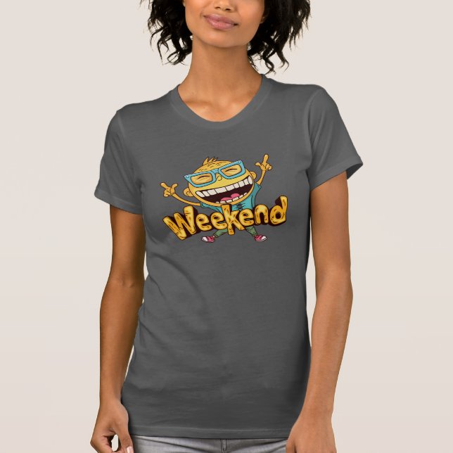 Camisa de T no fim de semana: Relaxa no estilo (Frente)