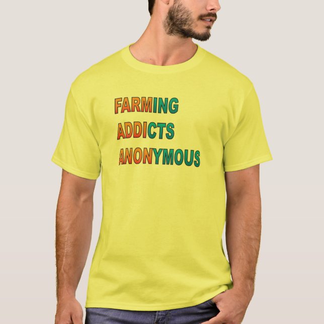 camisa de t para viciados! (Frente)
