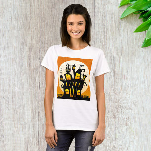 Camisa De T-Shirt De Casas E Luas Assombradas