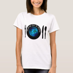 Camisa De T-Shirt Mens Em Uma Placa