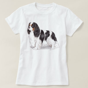 Camisa de T: spaniel de rei Charles descuidado