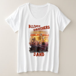 Camisa de tamanho adicional com Banda do irmão alb